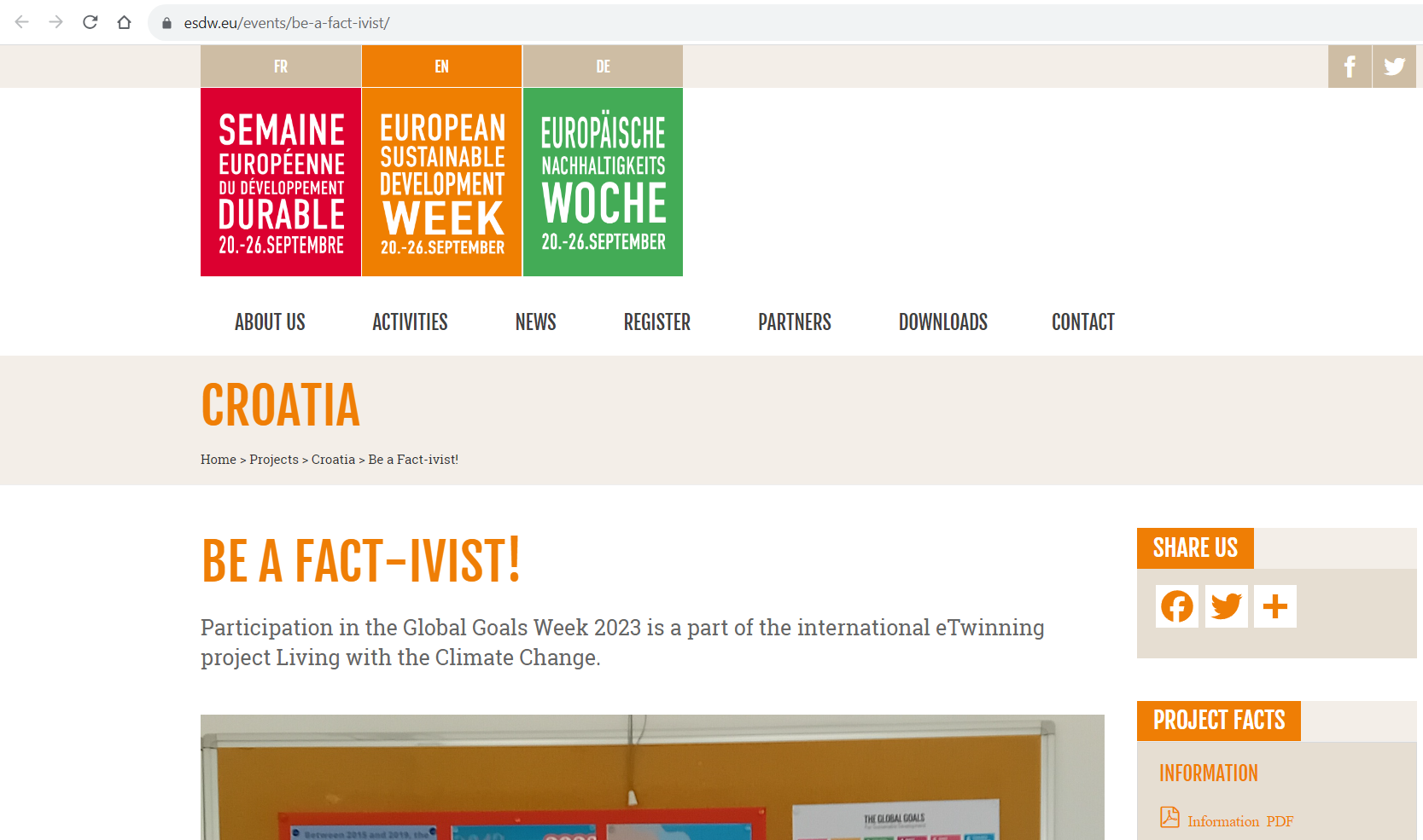 Europski tjedan odrivog razvoja - European Sustainable Development Week